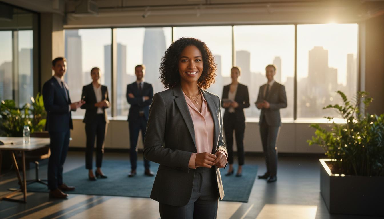 Internationale Bewerberin reicht ihr Profil bei Job Zentrum Berlin ein