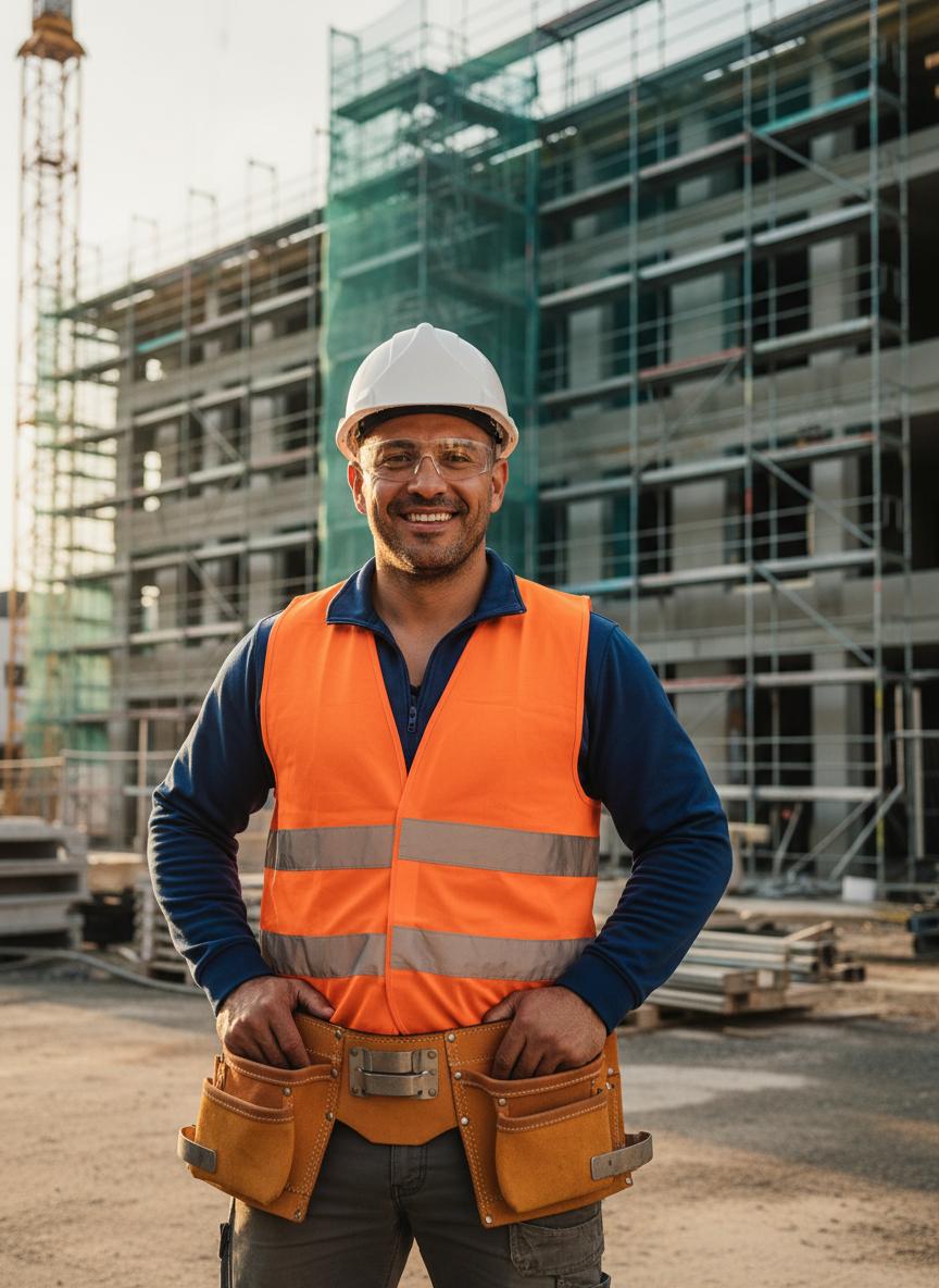 Projektabstimmung auf der Baustelle